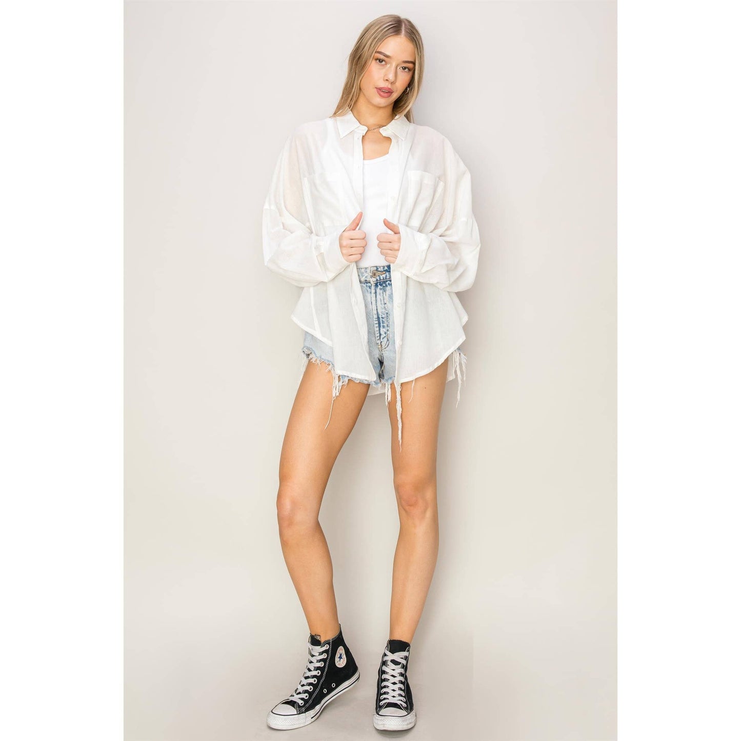 Oversized Button Down Shirt