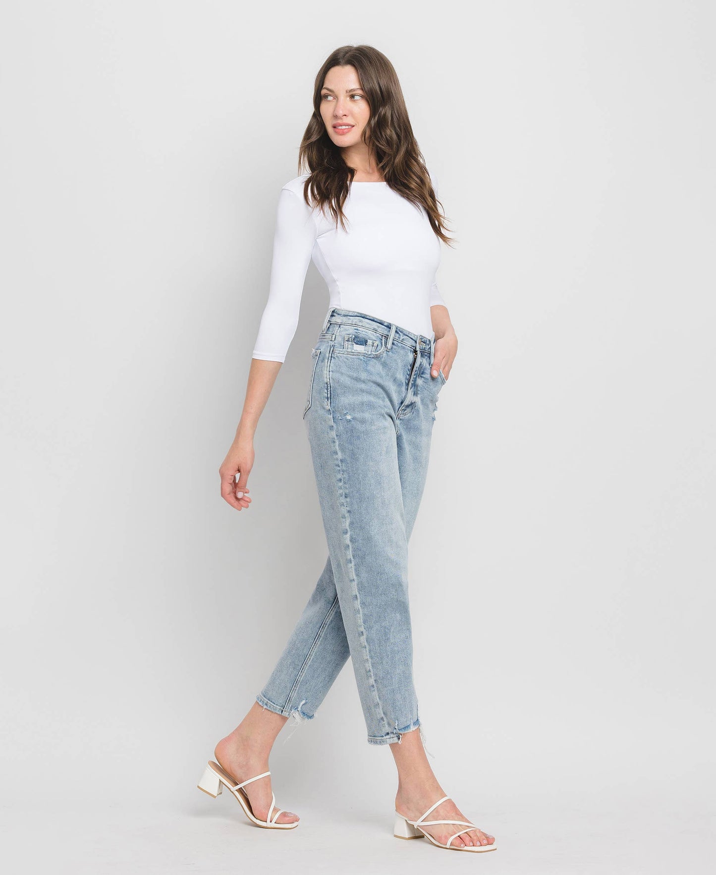 SUPER HIGH RISE BARREL JEANS