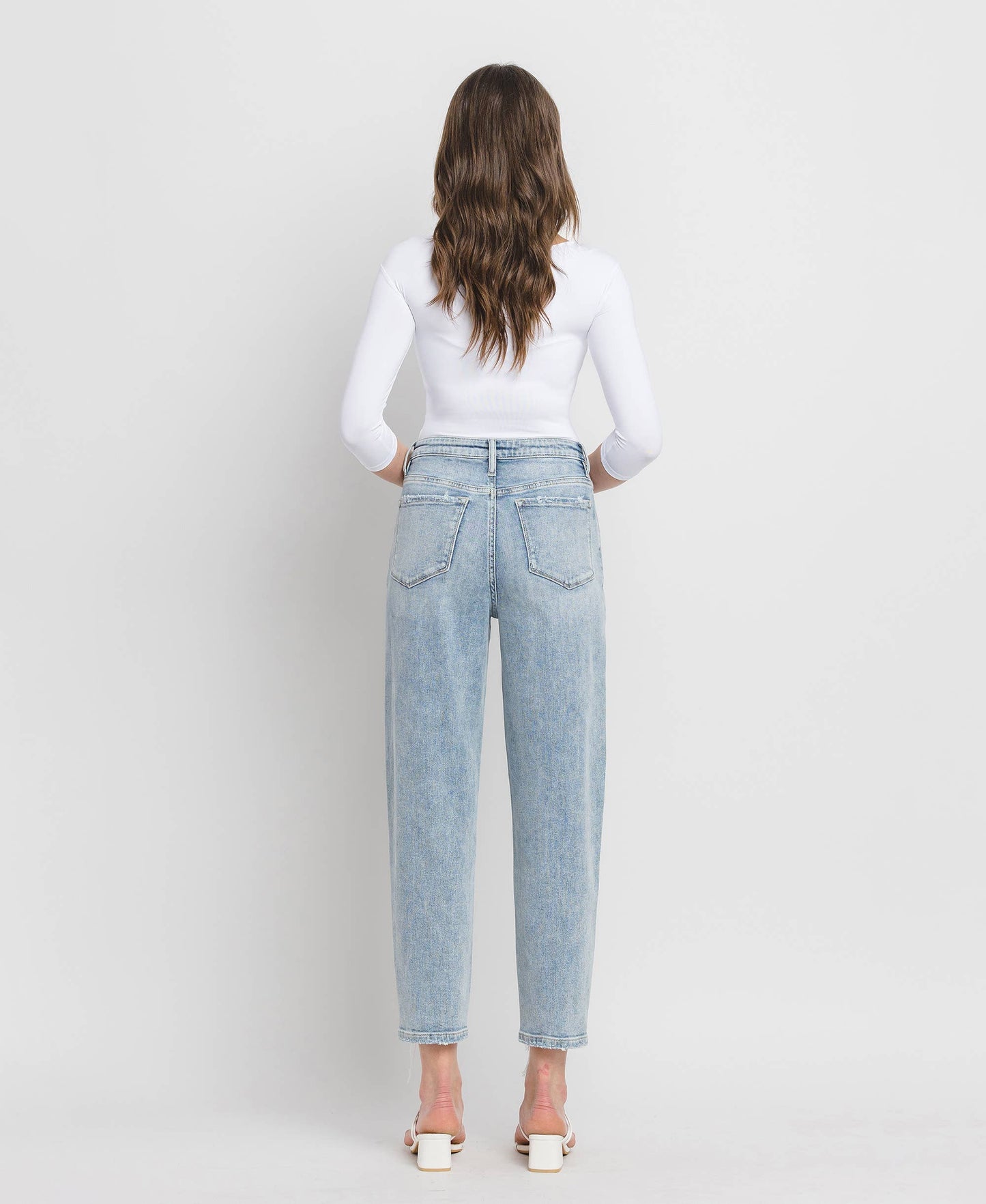 SUPER HIGH RISE BARREL JEANS