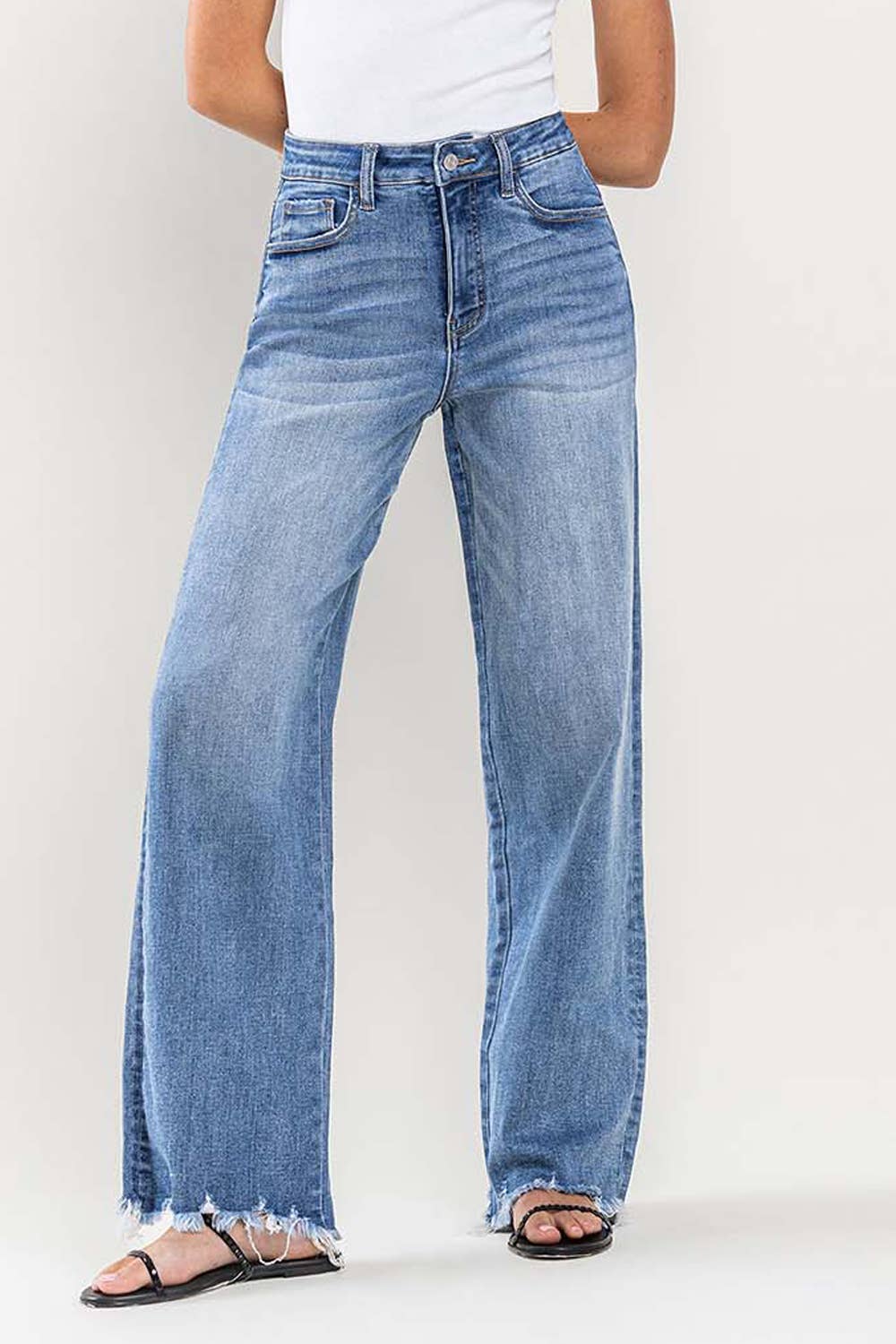 TUMMY CONTROL 90'S SUPER HIGH RISE JEANS