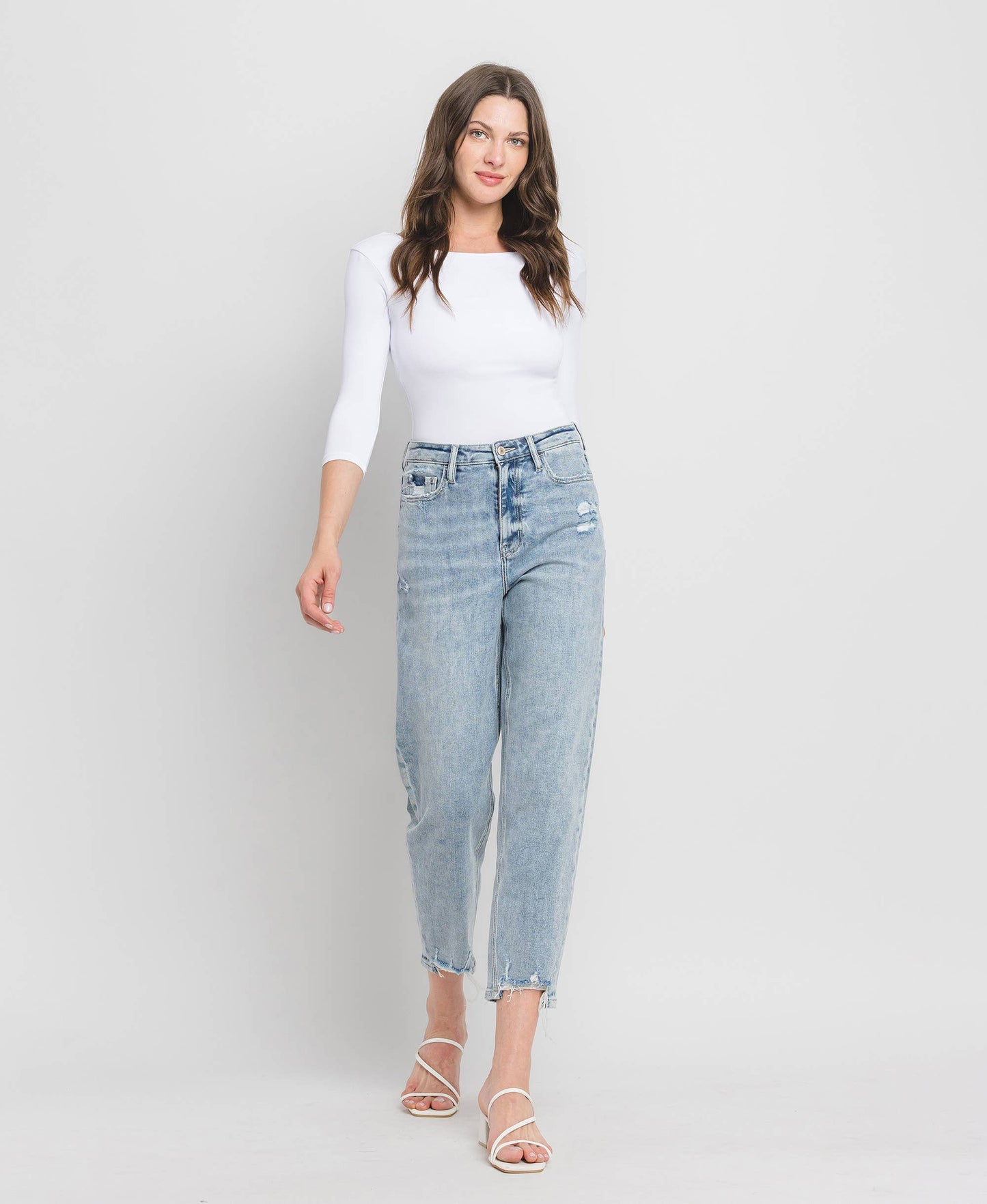 SUPER HIGH RISE BARREL JEANS