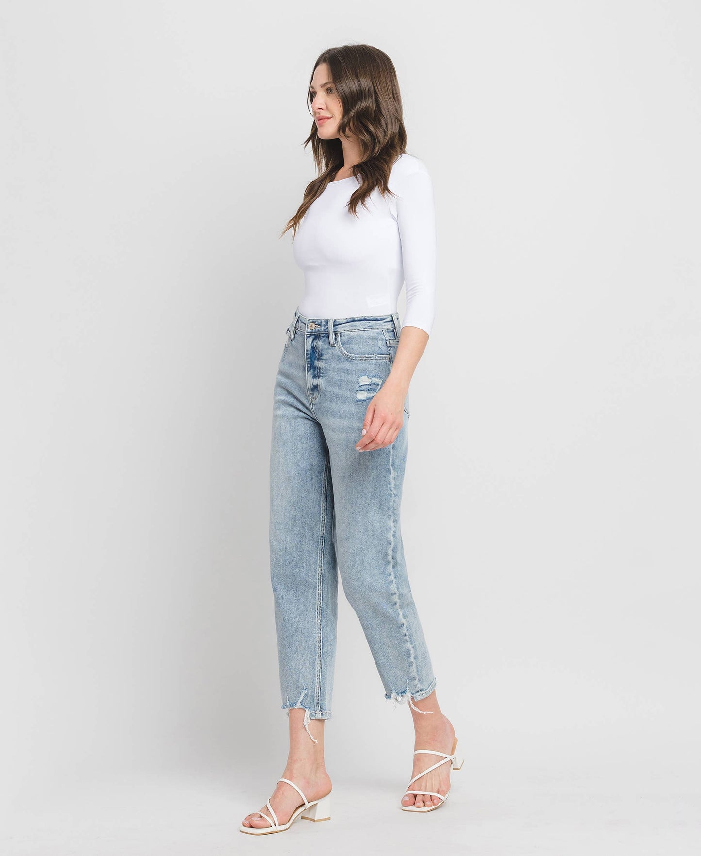 SUPER HIGH RISE BARREL JEANS