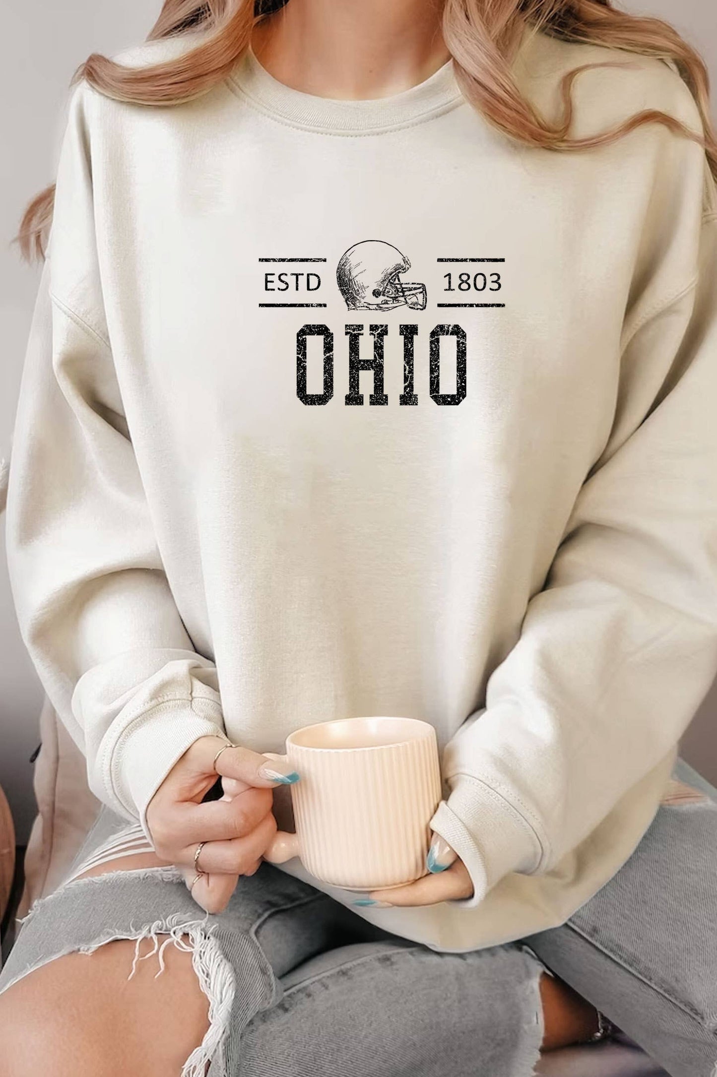 OHIO STATE GRAPHIC BRUSHED SWEATSHIRTS