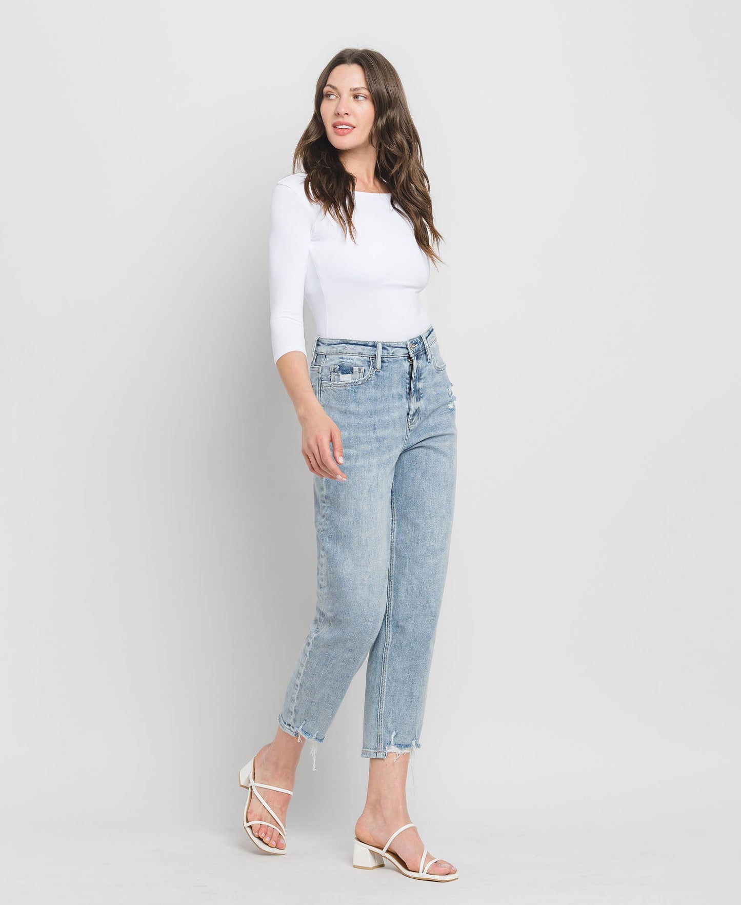 SUPER HIGH RISE BARREL JEANS