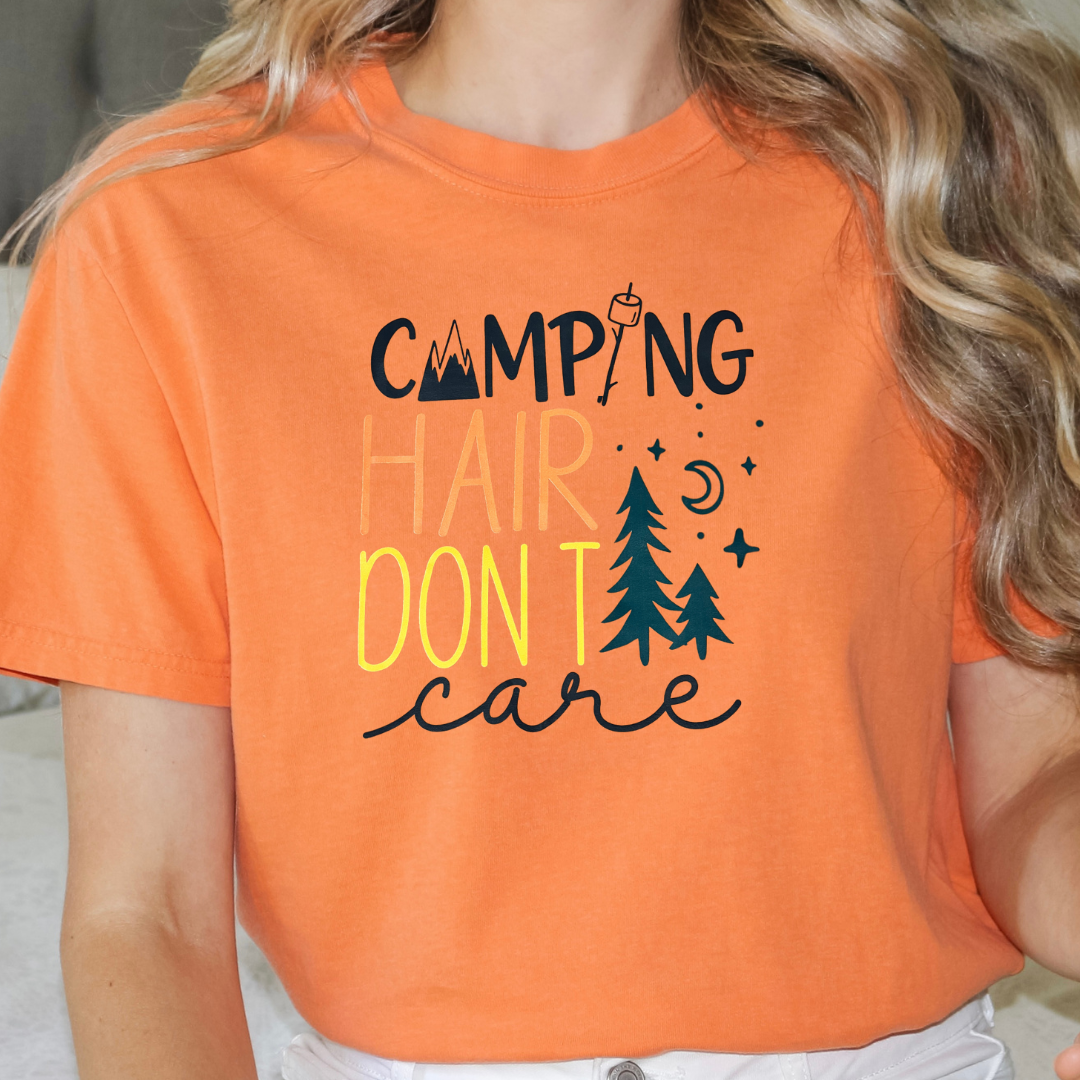 Camping Hair Don't Care T-Shirt