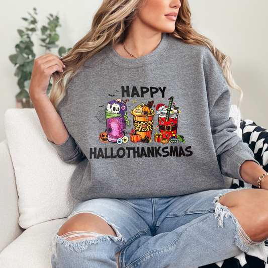 Happy Hallothankmas Sweatshirt