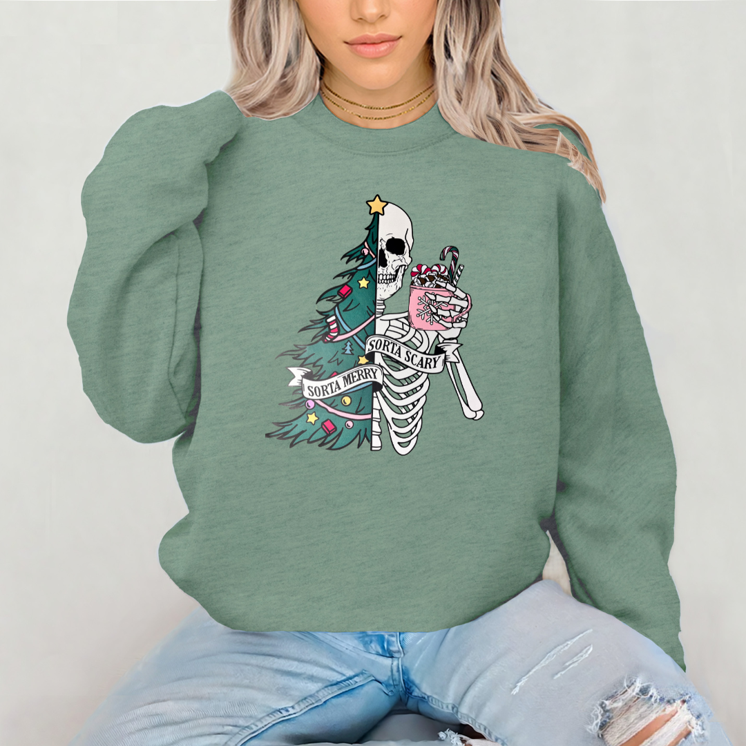 Sorta Scary Sorta Merry Sweat Shirt