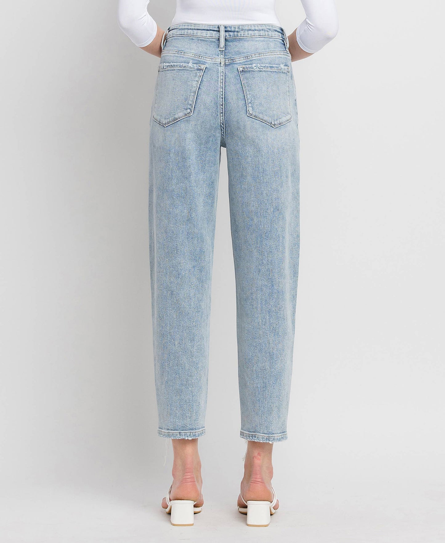 SUPER HIGH RISE BARREL JEANS