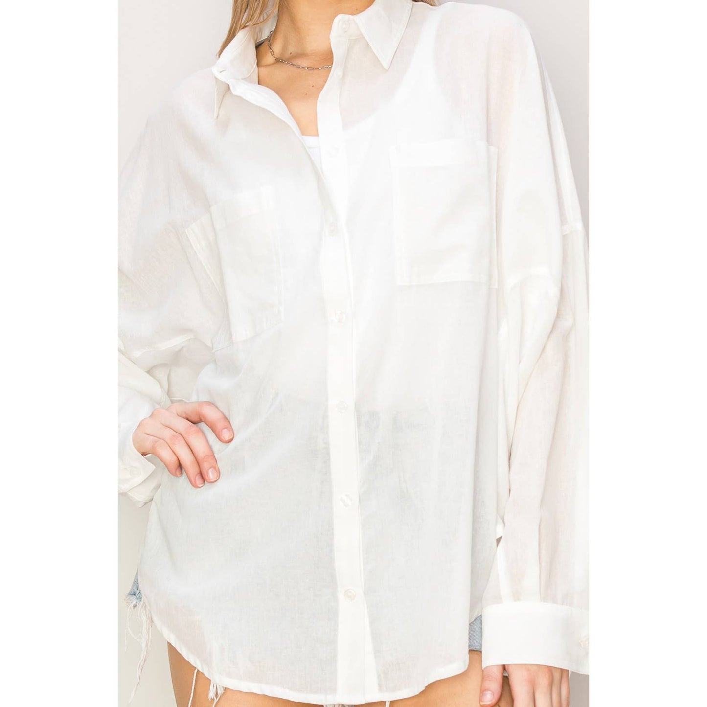 Oversized Button Down Shirt