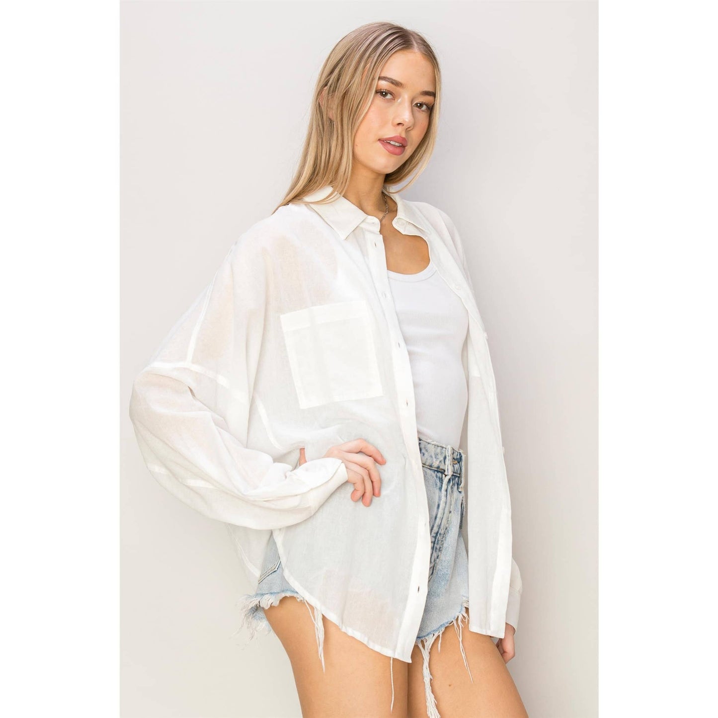 Oversized Button Down Shirt