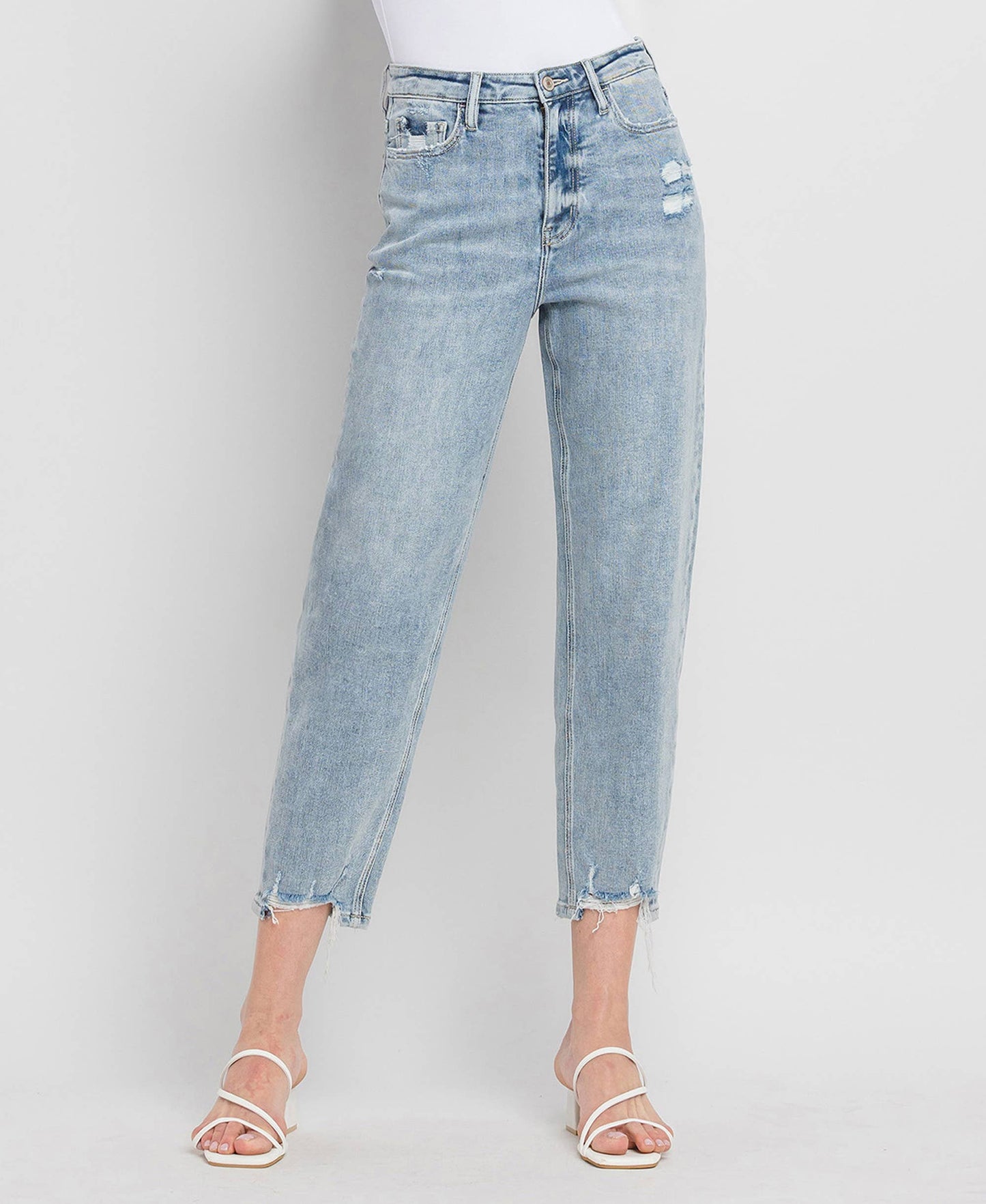 SUPER HIGH RISE BARREL JEANS