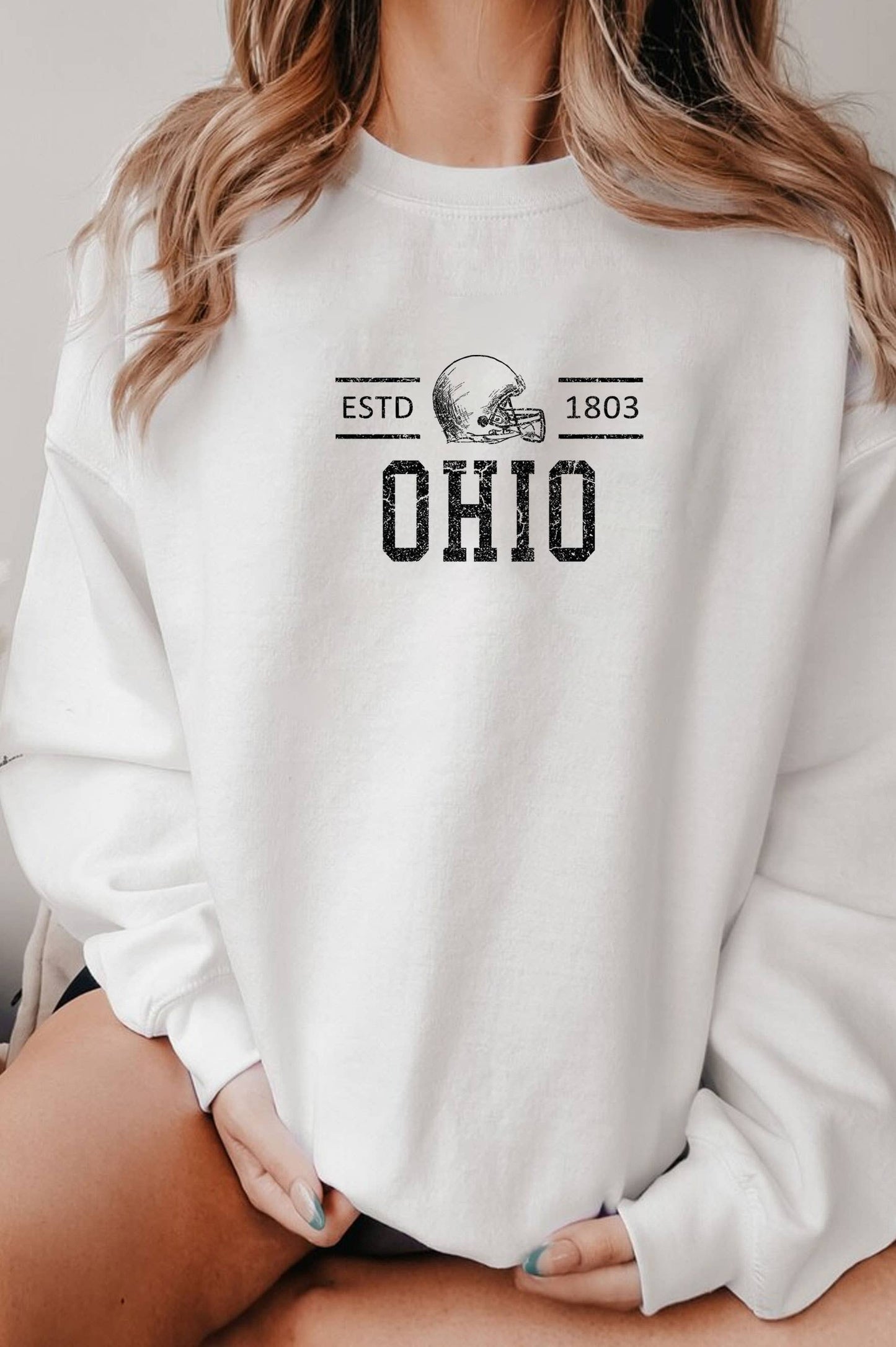 OHIO STATE GRAPHIC BRUSHED SWEATSHIRTS