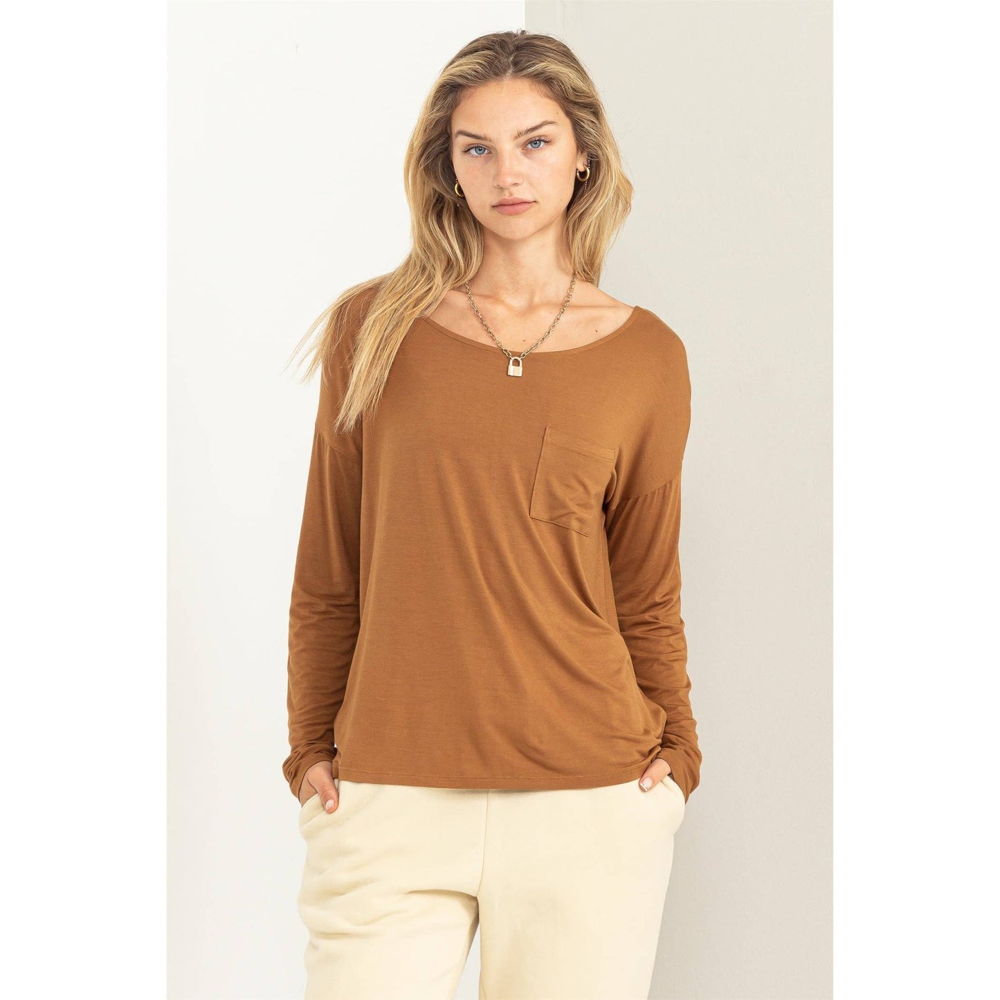 LONG SLEEVE POCKET TEE