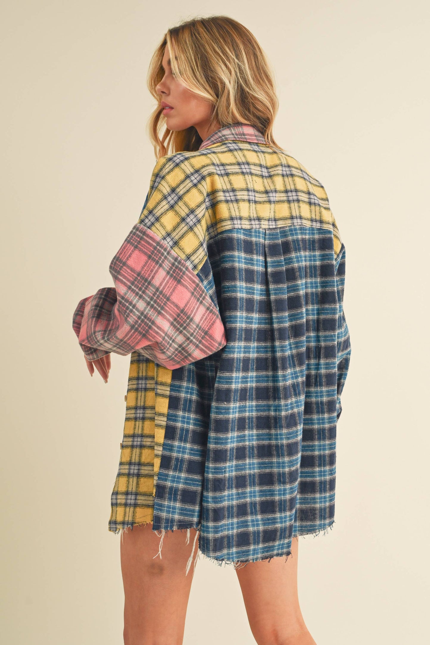 Neela Multi Color Plaid Flannel